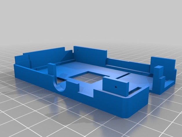 raspberry pi Fall große gpio-Zugriff auf raspberry-Kamera-slot cpu Loch 3d-drucken Kamera gpio 3D print model - Mito3D