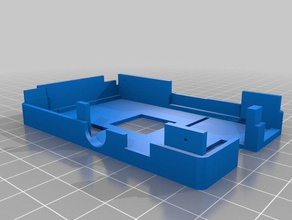 raspberry pi case large gpio access camera slot cpu hole 3d printing 3d print model - Mito3D