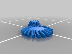 bisel mudanças 21 diy engrenagem helicoidal 3d print model - Mito3D