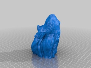 alduin taş cutomized heykeller ejderha skyrim 3d print model - Mito3D