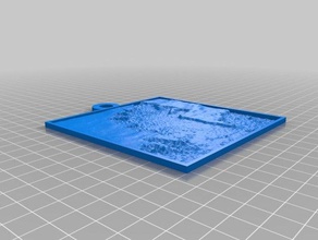 travis resim 2d sanat özelleştirilmiş 3d print model - Mito3D