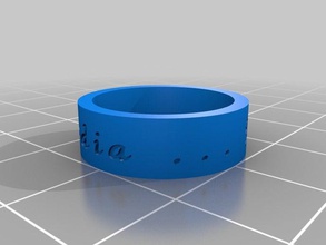 davids anel anéis personalizado 3d print model - Mito3D