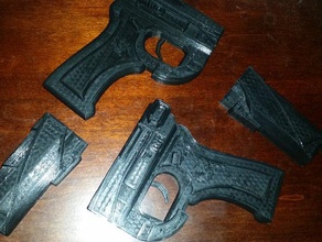 night gun props sheild 3d print model - Mito3D