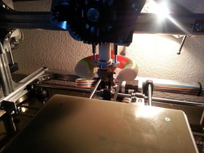 de trás do suporte para montagem eyetecs fã Impressora 3d peças ventilador refrigeração duto k8200 3drag reprap 3d print model - Mito3D