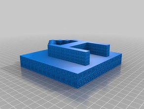 de la carta La impresión en 3d blokify letras biblioteca 3d print model - Mito3D