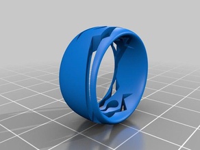 raio do anel anéis 3d print model - Mito3D