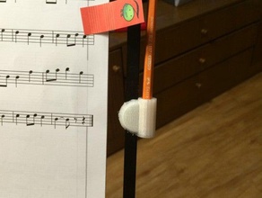 pencilholder k&m nota sehpası müzik tutucu standı kalem 3d print model - Mito3D