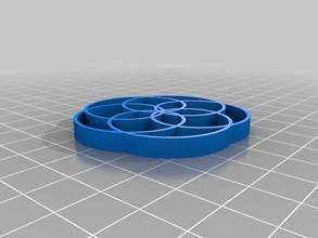 my customized rose pattern take 2 math art 3d print model - Mito3D