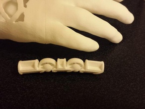 vollständig gedruckt-finger-tests aktivieren die Prothese robohand shapeways 3d print model - Mito3D