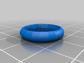 my customized ring band creation script - indian sizes customizer rings 3d print model - Mito3D