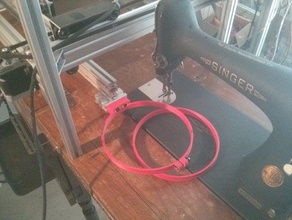 machine embroidery hoops hoop 3d print model - Mito3D