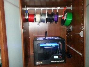 appendiabiti filamento titolare di ogni dimensione 3d la stampante parti armadio porta bobina della il replicatore ricambio 3d print model - Mito3D