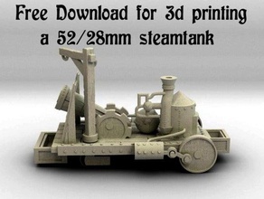 dwarf steam tank toys & games dungeons dragons miniatures rpg 3d print model - Mito3D