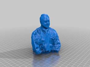 fixed bust dr turner sculptures 3d print model - Mito3D
