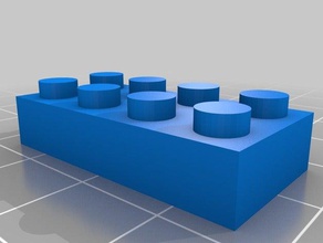 medio de 2x4 juguetes construcción personalizado 3d print model - Mito3D