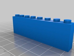 x6 1x8 juguetes de construcción personalizado 3d print model - Mito3D