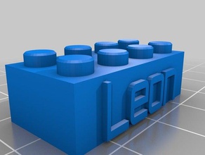 leon jouets de construction personnalisé 3d print model - Mito3D