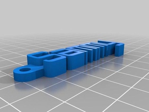 sammy organización personalizado 3d print model - Mito3D