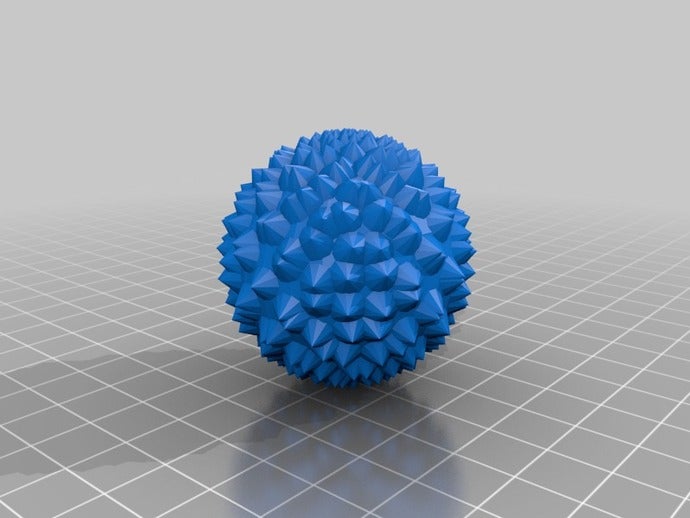 parametric sea urchin interactive art artistic customizer challenge useful wearable 3D print model - Mito3D