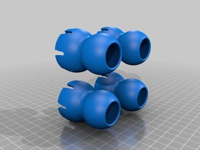 segmentado tubo flexible de vacío partes segmento manguera 3d print model - Mito3D