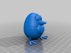 pinguim modelo A impressão 3d animais primeiro primeira vez olá mandell nada sp pinguins projeto a escola 3d print model - Mito3D