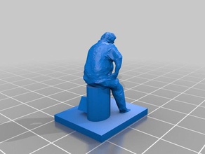 dr irby thinking man people alabama school math science asms drirby drwheeler gametester 3d print model - Mito3D