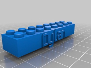 dylan lego block construction toys customized 3d print model - Mito3D