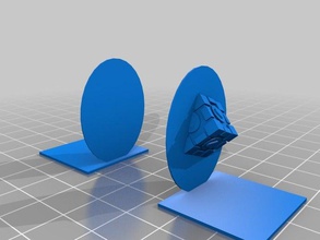 portal bookend upright video games companion cube 3d print model - Mito3D