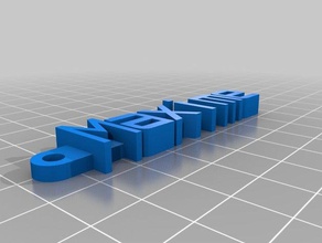 maxime organization customized 3d print model - Mito3D