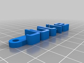 julie organização personalizado 3d print model - Mito3D