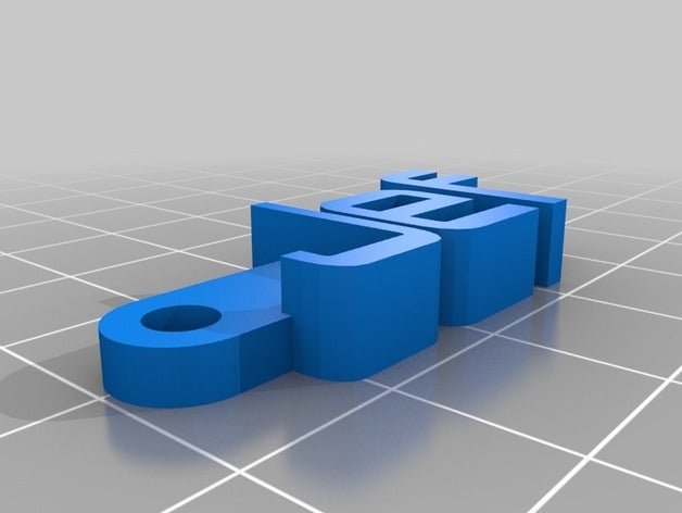 jef organización personalizado 3D print model - Mito3D