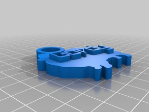 özelleştirilmiş Anahtarlık benim 3d print model - Mito3D