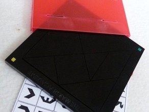 tangrams box altri il taglio laser puzzle polipropilene 3d print model - Mito3D