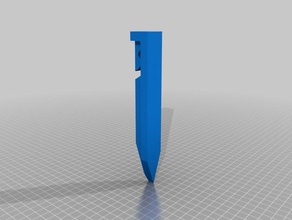 tent spike sport & outdoors customized 3d print model - Mito3D