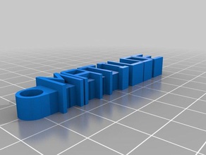 llavero matilde organization customized 3d print model - Mito3D