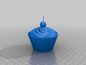 cupcake jerry nourriture et boisson 3d print model - Mito3D