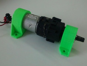 cordless drill motor mount remixed Teil zurück in der Robotik 3d print model - Mito3D