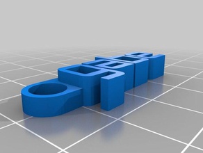 gabe organização personalizado 3d print model - Mito3D