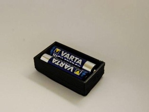 con parametri vano batteria altri 3d batterie contenitore elettronica openscad 3d print model - Mito3D