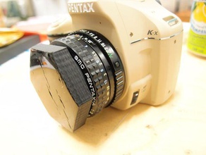 pentax 50mm lente tampa - sem rosca câmera pac 3d print model - Mito3D
