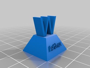arthur 1 des signes logos 3d print model - Mito3D