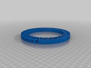 beaver pulseira pulseiras personalizado 3d print model - Mito3D