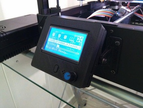 rigidbot-smart-lcd-Halterung 3d Drucker Zubehör rigidbot 3d print model - Mito3D