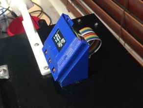 digital temp controller holder 3d printer accessories temperature up2 3d print model - Mito3D