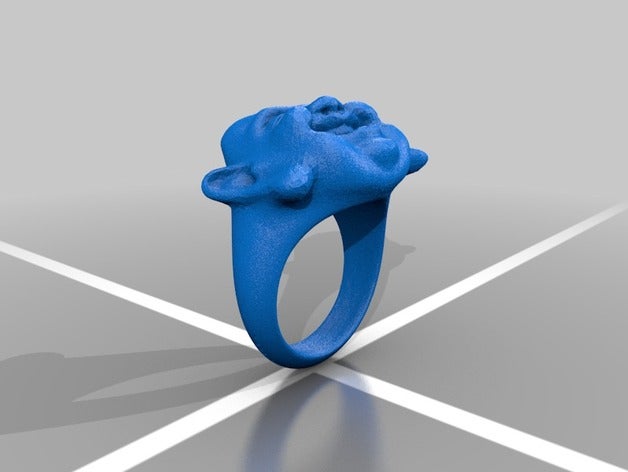 ring buddha Mode 3D print model - Mito3D
