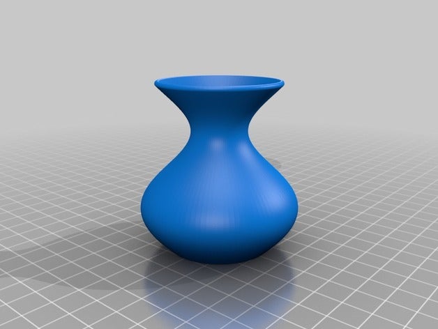 sin-function vase art customizer function parametric 3D print model - Mito3D