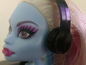 monster high doll headphones toy & game accessories 3d print model - Mito3D