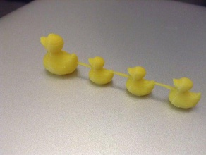a seguir patos animais pato ducky farm de borracha patinho 3d print model - Mito3D