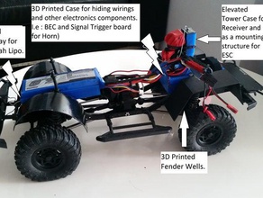 3d print outs axial scx10 r c vehicles solutions 3d print model - Mito3D