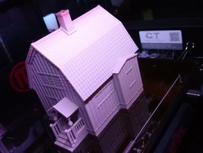 swedish house modelo 1 87 openrailway 187 barspin prédio daniel noree a casa miniatura escala de trem 3d print model - Mito3D